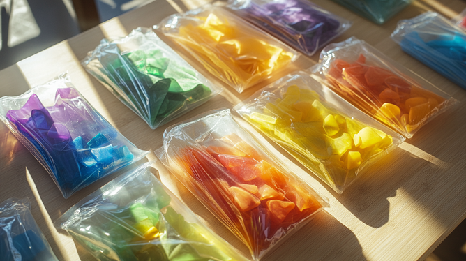 Sacos plásticos transparentes: versatilidade e utilidades