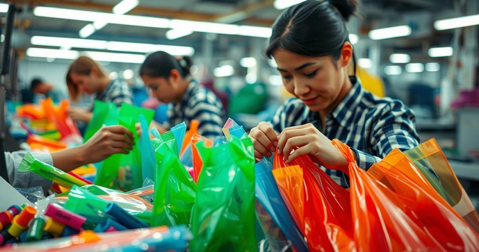Fábrica de sacolas plásticas personalizadas para impulsionar sua marca e sustentabilidade