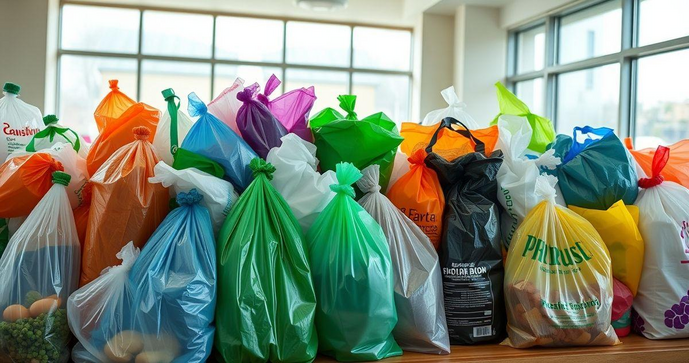 Saco plástico: benefícios, uso e alternativas sustentáveis