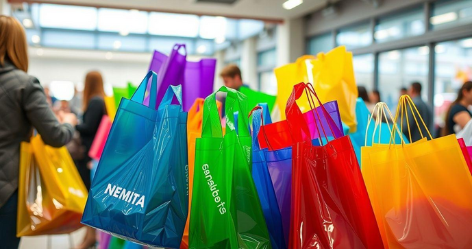 Como escolher sacolas de plástico personalizadas para o seu negócio