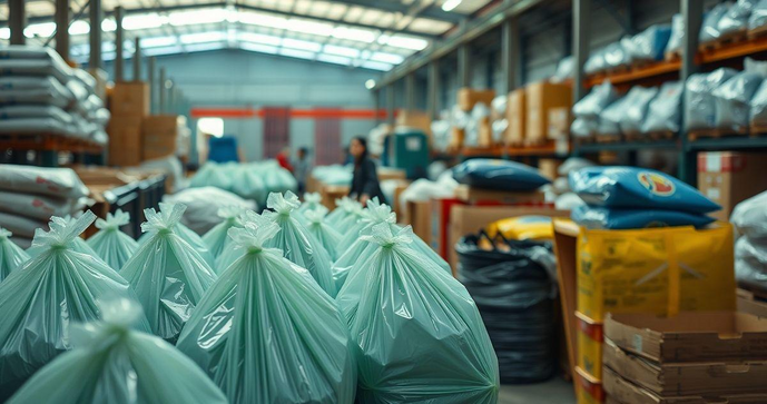 Fornecedor de sacolas plásticas como escolha inteligente para o seu negócio