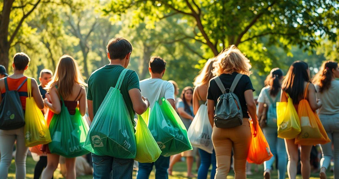 Sacolas plásticas como solução sustentável e acessível
